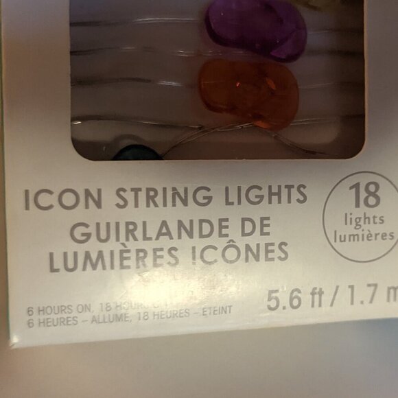 NWT Flip Flops Thong Sandals 18 String Lights Timer Summer Home Decor Ashland - Picture 5 of 7